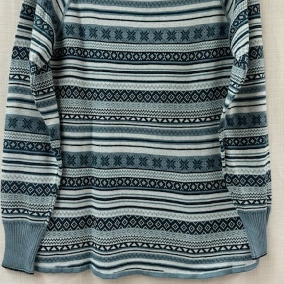 Eddie Bauer Fair Isle 1/2-zip -NWT-Medium - Picture 4 of 4